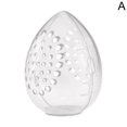 thumbnail image 3 of Beauty Cosmetic Sponge Storage Box Makeup Powder Puff Frame Transparent Egg-shaped Case Dry, 3 of 8