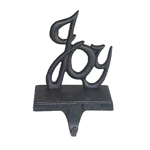 NACH js-93-9035 Cast Iron Joy Christmas Stocking Hanger, Set of 4