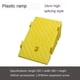 thumbnail image 5 of Rampas de plástico ligeras y portátiles para bordillos, para movilidad en silla de ruedas, scooters y bicicletas. 16cm amarillo, 5 of 7