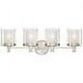 thumbnail image 3 of Nuvo 60-4644 - Decker - 4 Light Vanity Fixture w/ Clear &amp; Frosted Glass, 3 of 3