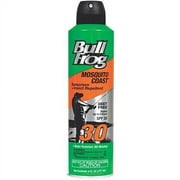 3 Pack BullFrog Mosquito Coast Sunscreen Insect Repellent, SPF 30 6.0 oz Each
