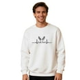 thumbnail image 3 of Oksale Xmas Sweatshirts for Men Women Plus Size Matching Christmas Pullover Soft Cozy Shirts for His Hers Winter Tops White M, 3 of 9