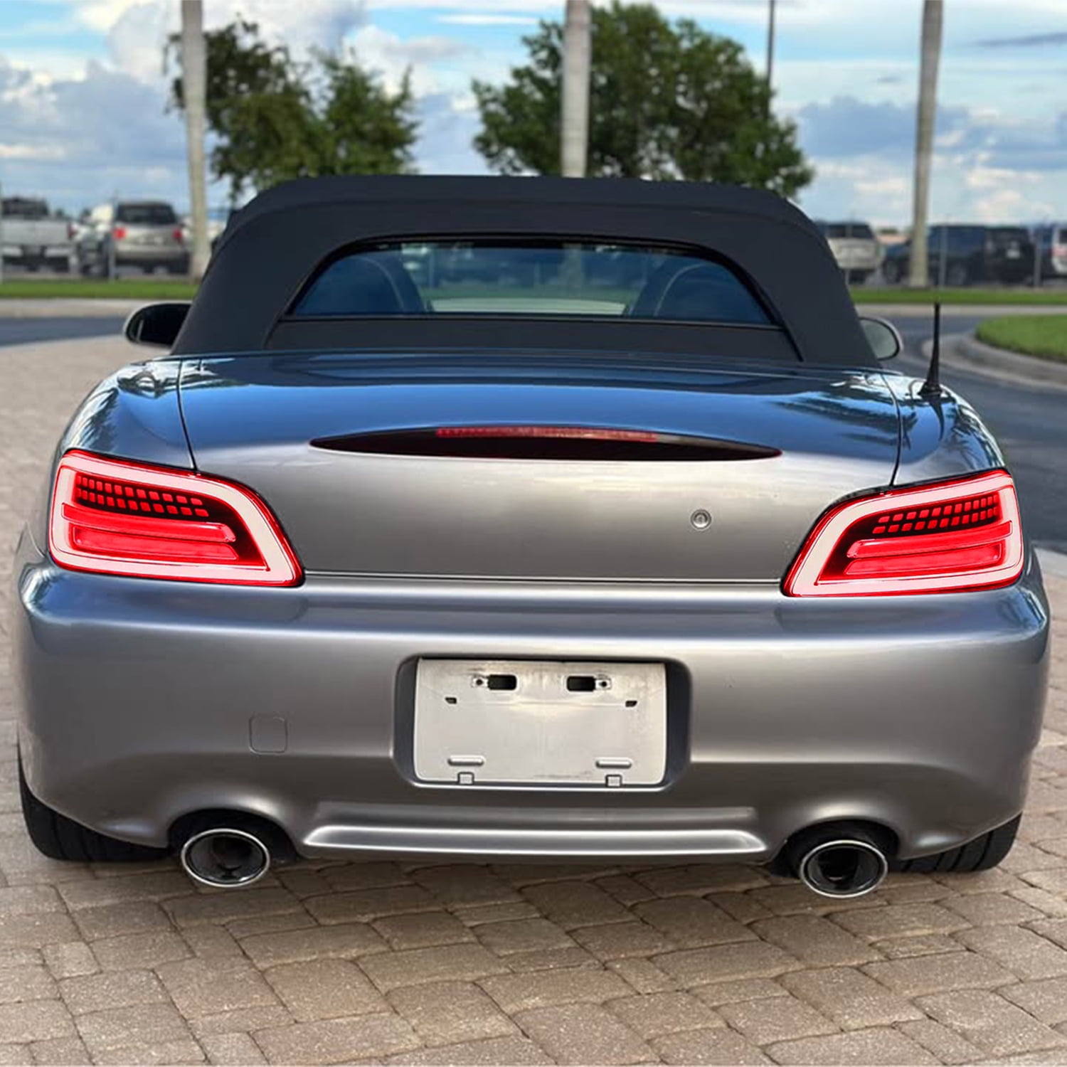AMERICAN MODIFIED Pair LED Tail Lights w/Sequential Turn Signal for Honda S2000 AP2 04-09 Chassis