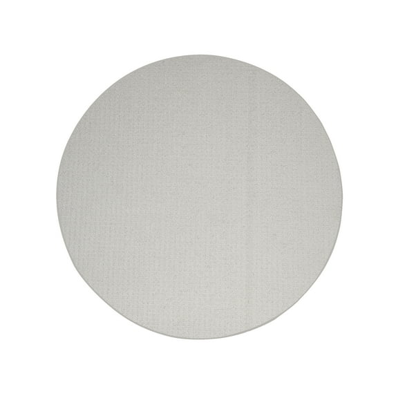 Furnish My Place Framed Rug - 12 ft., Round, Beige, Designer Accent Rug for Hallways, Living Rooms, Bedrooms
