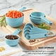thumbnail image 4 of Juego de tazas y cucharas medidoras KitchenAid para agua mineral, 9 piezas, 4 of 5