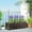 Brown, variant on Beyamis Raised Garden Bed Spring, Plastic Outdoor Flower Box with Drainage Holes for Vegetables, Herbs, Brown, 4 x 1 x 1 ft
