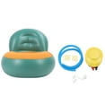 thumbnail image 2 of TOPINCN Inflatable Sofa, Inflatable Lounge Chair Folding Portable Sofa with Compact Storage for Living Room, Balcony, Garden, Pool, 2 of 7