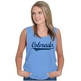 thumbnail image 3 of Colorado CO Classic Athletic Script Tank Top T Shirts Men Women Brisco Brands 3X, 3 of 6
