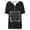 3Black513, variant on VNKIDY Womens Vintage Dolly Shirt Short Sleeve V Neck Country Legend Parton Memorial Graphic Tees Casual Country Music Festivals Comfortable Fall Clothes For Women,Size L