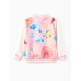 thumbnail image 2 of Chaqueta Disney Princess Ariel Varsity Bomber Girl 2T Official, 2 of 5