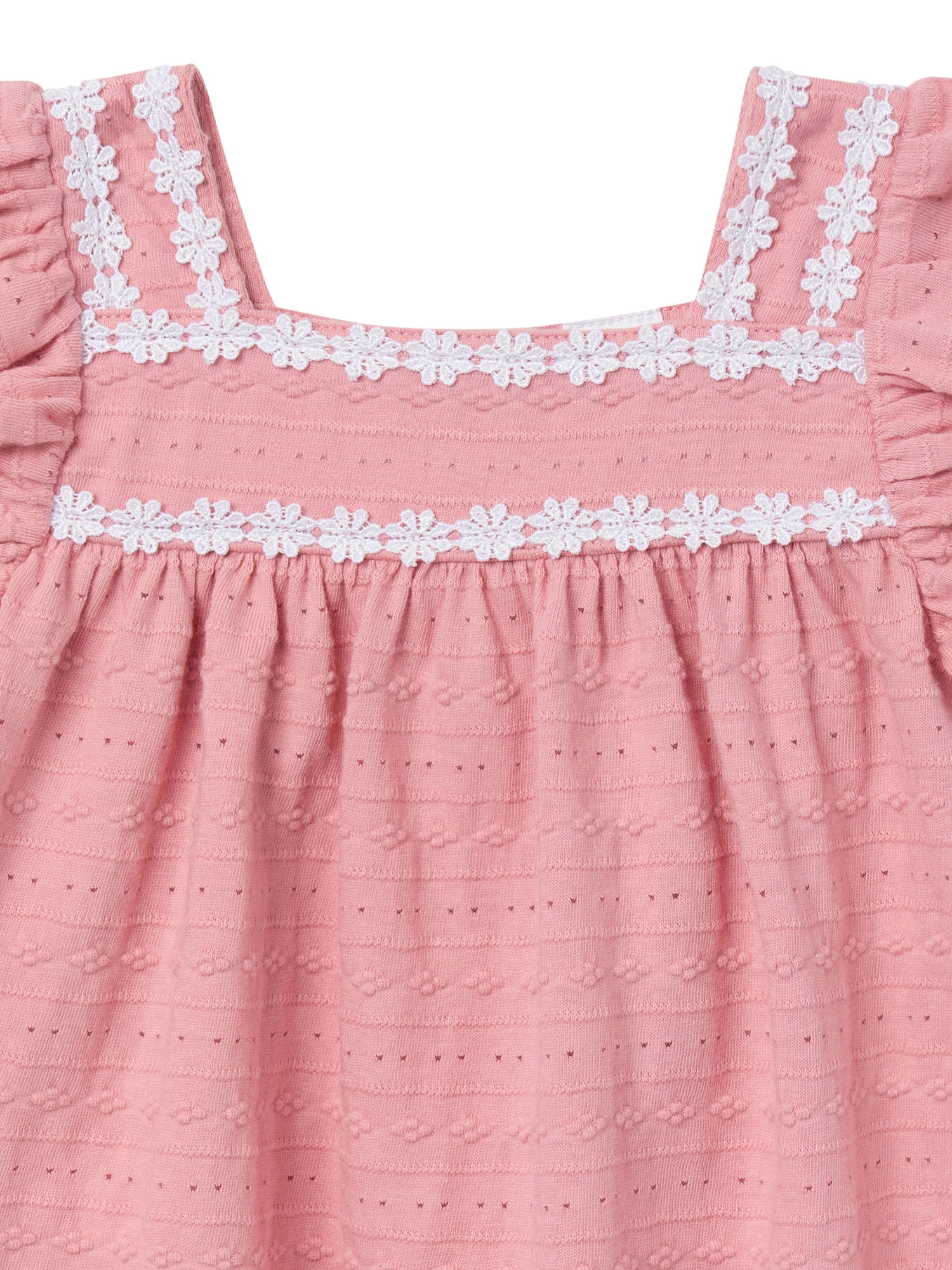 Modern Moments by Gerber Baby Girl Bloomer Outfit Set, 2- Piece, Sizes 0/3 Months - 24 Months
