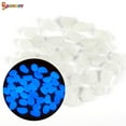 thumbnail image 5 of Spencer 100Pcs Glow in The Dark Garden Luminous Stones Pebbles Rocks for Walkways Garden Path Patio Lawn Yard Decor (White), 5 of 9