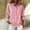 *Pink, variant on ClodeEU Women's Striped Long Sleeve Collar Button Shirt ,Casual Loose Blouse Blue,Womens Plus L