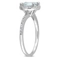 thumbnail image 3 of Everly Women's Aquamarine Sterling Silver Ring, 3 of 7
