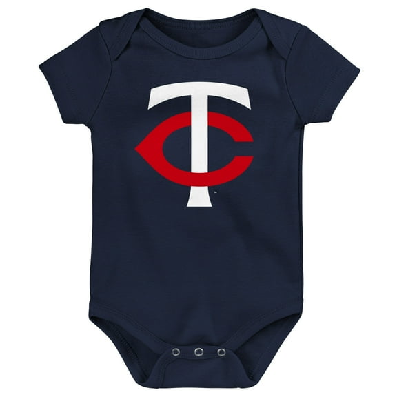 Newborn & Infant Outerstuff  Navy Minnesota Twins Primary Team Logo Bodysuit