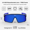 thumbnail image 2 of Gafas de sol deportivas VELO Changeup 100% UV400 para adultos y jóvenes, 2 of 7