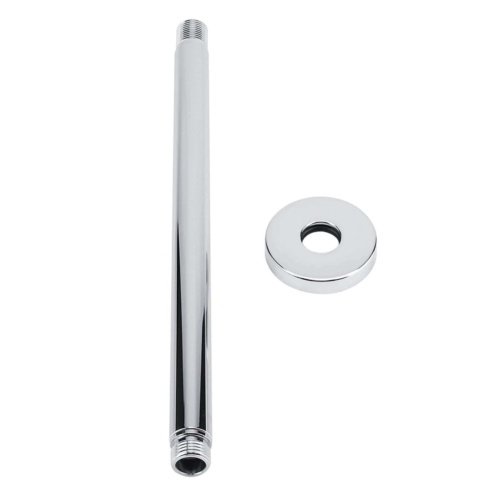 Bras De Douche Inox - Extension Murale Pour Pommeau Pluie Plafond | Adaptateur G1/2 | Finition Noir Mat élégant