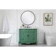 thumbnail image 6 of Elegant Decor Danville 42" Solid Wood Single Bathroom Vanity in Vintage Mint, 6 of 8