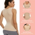 thumbnail image 3 of COMFREE Shapewear Camisoles with Built in Bra Tummy Control Compression Tank Tops for Women Body Shaper Padded Tanks, 3 of 7
