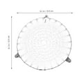 thumbnail image 2 of HORIALENCE 1Pack Gas Stove Nickel Wire Mesh Silver Circle for Cookware Accessory and Heat Conduction Plate, 2 of 6