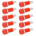 thumbnail image 4 of HUGFEGWE 10PCS 4mm Banana Jack Socket Female, Connector Panel for Electronic Instrument (Red) CA919-123363, 4 of 9