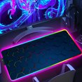 thumbnail image 5 of Alfombrilla de ratón hexagonal extendida RGB para juegos, alfombrilla de escritorio, accesorios de ordenador, alfombrilla de ratón geométrica antideslizante para oficinas, 5 of 5