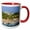 Red/White, variant on 3drose, Harbor View, Nassau, Bahamas - Ca05 Ksu0000 - Keren Su, 15oz Two-tone Red Mug