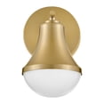 thumbnail image 3 of 85510LCB Lark Haddie - 10W 1 LED Bath Vanity-9 Inches Tall and 5.25 Inches Wide-Lacquered Brass Finish, 3 of 11