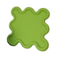 thumbnail image 1 of Estera de taza PVC forma irregular resistente al calor impermeable estera de tazón para el hogar para cocina verde, 1 of 5