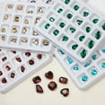 thumbnail image 5 of huanledash 20Pcs/Box Nail Rhinestone Multi Shapes Lustrous Shining Long Lasting 3D Nail Decoration Resin Water Drop Heart Nail Art Rhinestones Kit Craft Supplies, 5 of 7