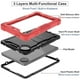 thumbnail image 5 of For Xiaomi Redmi Pad SE 4G 8.7 inch Case Silicone PC Tablet Protective Cover with Kickstand - Black, 5 of 5