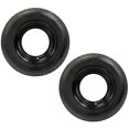thumbnail image 1 of eCustomRim 2-Pack Mounted Heavy Duty Highway Homaster Trailer Tire 8-14.5 LRG 14.5 in. 6x14.5 in. Rim Wheel RV Donut Style Load G for Mobile Home RV, 1 of 4