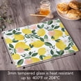 thumbnail image 6 of CounterArt Lemon Vine 3mm Tempered Glass Cutting Board 15" by 12", 6 of 7