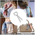 thumbnail image 5 of Unique Bargains 1 Pc Scarf Headband Fashion Printed Pattern Neck Scarf for Women White, 5 of 5