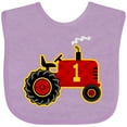 thumbnail image 3 of Inktastic Red Tractor 1st Birthday Boys Baby Bib, 3 of 4