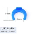 thumbnail image 2 of 20pcs 1/4" Blue Locking Clips for RO Reverse Osmosis Water Filter Fittings, 2 of 4