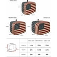 thumbnail image 4 of American Flag Toaster Cover 2 Slice, Large Kitchen Appliance Covers, Vintage Red BlueUSA Flag Toaster Oven Cover with Loop, Bread Machine Cover Polyester Dust Cover Protection, 4 of 6