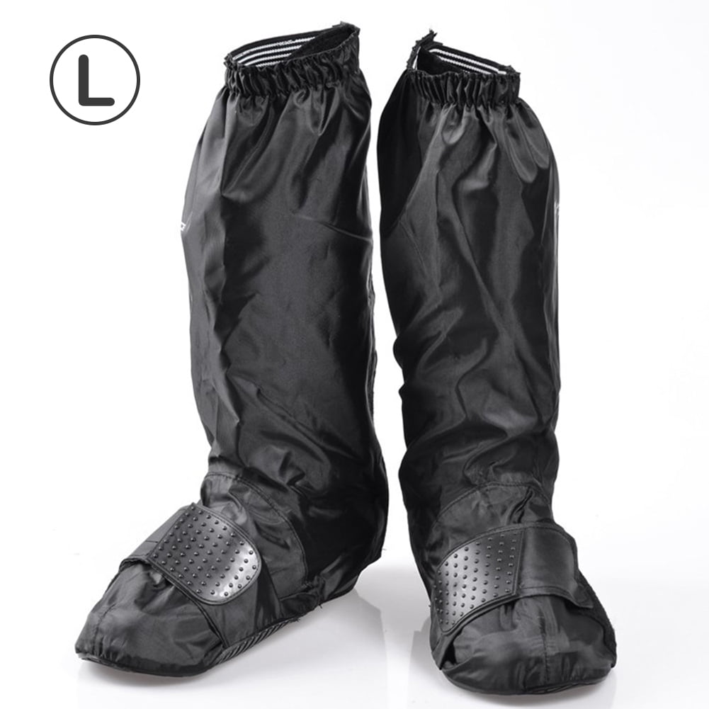 Waterproof Motorcycle Shoes Covers Reusable Anti-slip Rain Snow Shoes Cover 