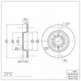 thumbnail image 3 of Rear Dynamic Friction Company Disc Brake Rotor 600-74055 (1), 3 of 4