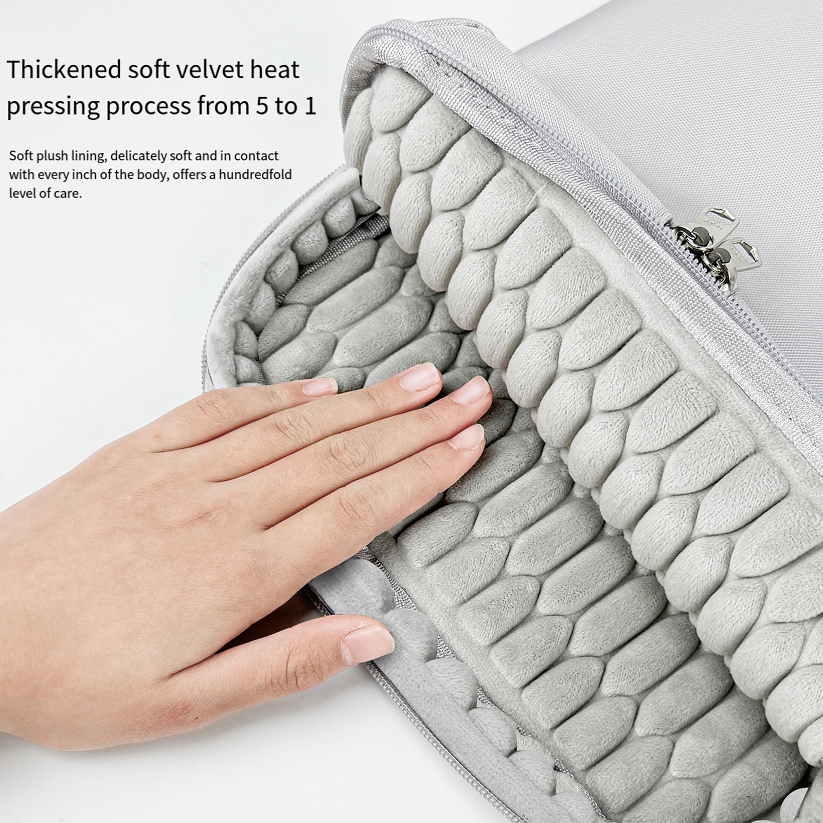 Lightweight Laptop Case With Ergonomic Handle Laptop Storage Bag Oxford Cloth Storage Case For Traveling Portable
