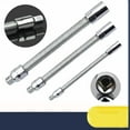 thumbnail image 6 of Clearance！ Socket 3 Counts Bendable Flexible Shaft Extension Rods Set Flexible Spring Bit Adapters For Drill 1/4 Sizes, 6 of 8