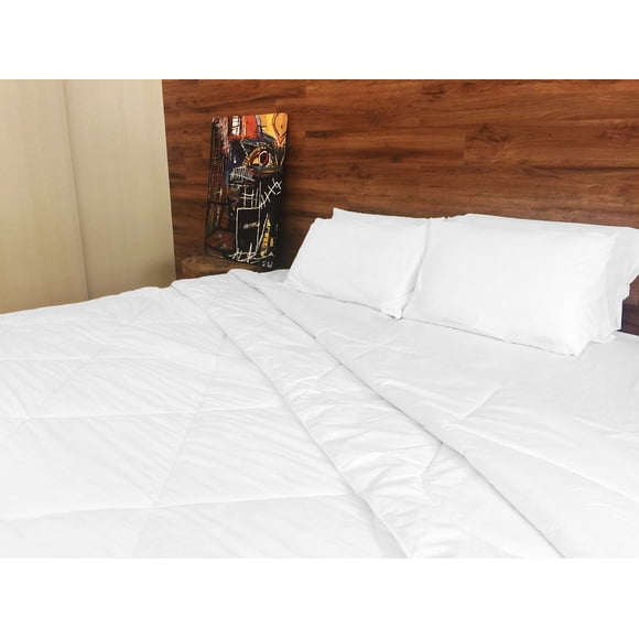 Couette en Duvet Synthétique 100 % Rembourrage en Laine d'Alpaga Péruvienne - Toutes Saisons, Hypoallergénique, Contrôle Thermique - Tout Naturel et Durable, Lit Simple/simple Très Grand