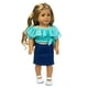 thumbnail image 2 of New Fashion Jean Skirt For 18 inch American Girl Doll Clothes, (Shoes are not included). heqiyong LED, 2 of 2