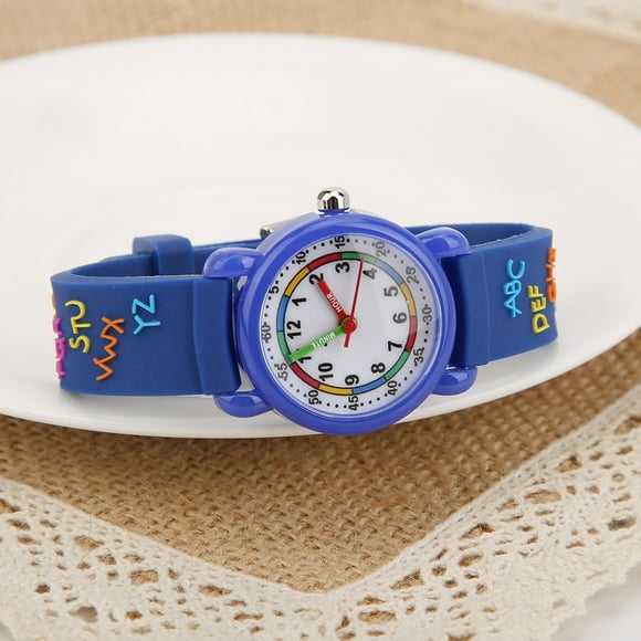 Reloj impermeable, reloj de pulsera impermeable con dibujos animados para niños, reloj de artesanía excepcional