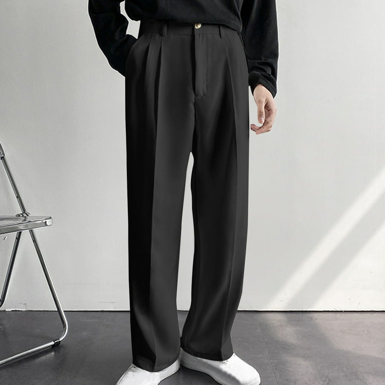 dress pants high waisted wide leg Timeless Solid Black Pants - Office Outfits main image 0