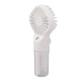 thumbnail image 5 of Ventilador de nebulización portátil de mano, ventilador de nebulización de agua recargable por USB con 4 velocidades de engranaje, color blanco, 5 of 5