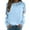 Light Blue, variant on XIAONU Sweatshirts For Womens Halloween Cute Ghost Long Sleeve Printed Tops Pleasure Baggy Crewneck Pullover Sweatshirt