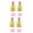 thumbnail image 2 of MYG TIG Welding Torch Gas Lens Collets Body 45V42 45V43 45V44 45V45 For WP9 20 25, 2 of 3