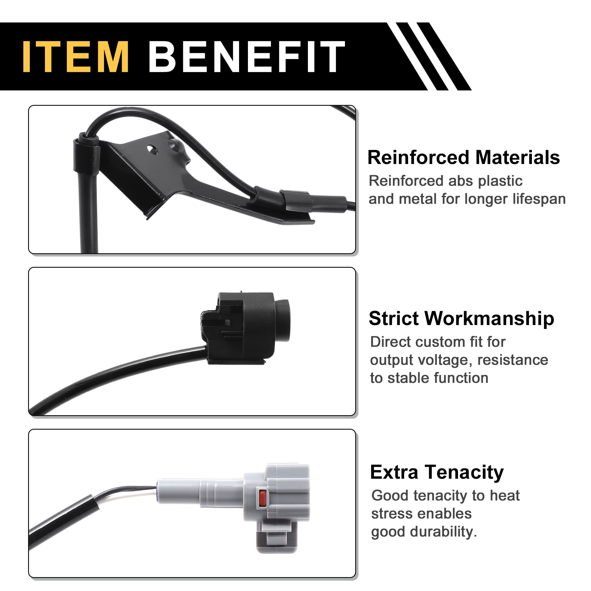Unique Bargains 8951604040 ABS Wheel Speed Sensor for Toyota Tacoma 2005-2015