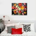 thumbnail image 5 of COMIO Burnt Orange Wall Decor Poppy Wall Art Bedroom Red and Yellow Orange Daisy Canvas Prints Painting Bathroom Pictures Kitchen Floral Posters Modern Artwork for Living Room Home Decoration, 5 of 5